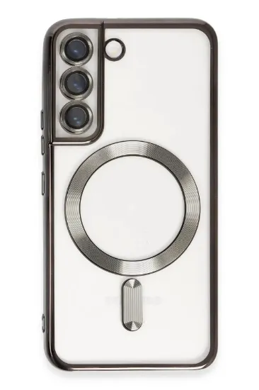 Newface Samsung Galaxy S22 Kılıf Kross Magneticsafe Kapak - Siyah resmi