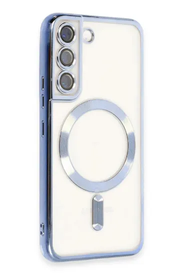 Newface Samsung Galaxy S22 Kılıf Kross Magneticsafe Kapak - Sierra Blue resmi