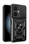 Newface Vivo Y27 Kılıf Pars Lens Yüzüklü Silikon - Siyah resmi