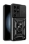 Newface Samsung Galaxy S24 Ultra Kılıf Pars Lens Yüzüklü Silikon - Siyah resmi