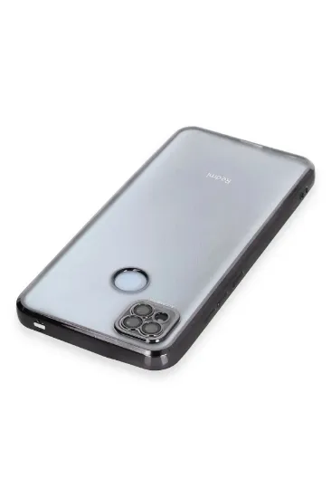 Newface Xiaomi Redmi 9C Kılıf Razer Lensli Silikon - Siyah resmi