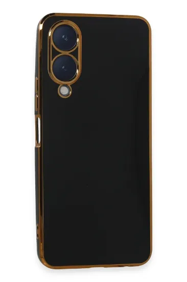 Newface Vivo Y17S Kılıf Volet Silikon - Siyah resmi