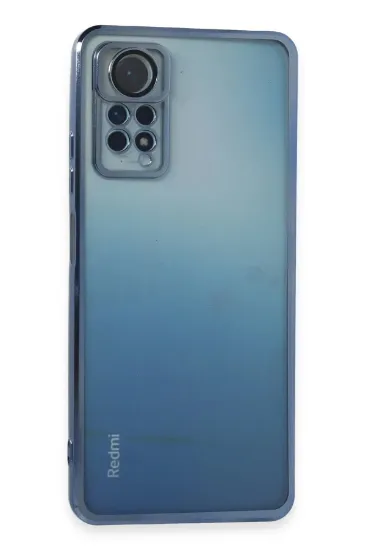 Newface Xiaomi Redmi Note 11 Pro Kılıf Razer Lensli Silikon - Açık Mavi resmi