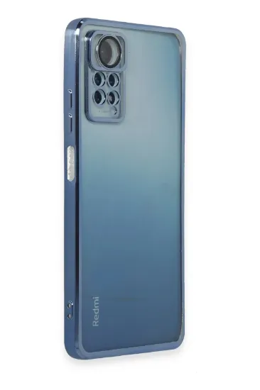 Newface Xiaomi Redmi Note 11 Pro Kılıf Razer Lensli Silikon - Açık Mavi resmi