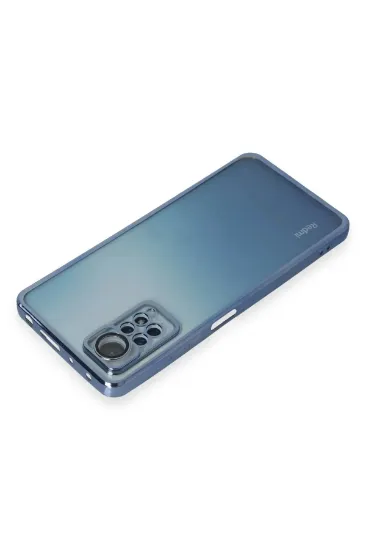 Newface Xiaomi Redmi Note 11 Pro Kılıf Razer Lensli Silikon - Açık Mavi resmi