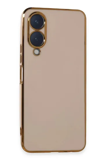 Newface Vivo Y17S Kılıf Volet Silikon - Pembe resmi