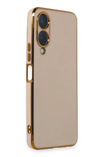 Newface Vivo Y17S Kılıf Volet Silikon - Pembe resmi
