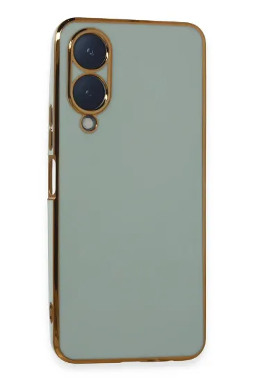 Newface Vivo Y17S Kılıf Volet Silikon - Açık Yeşil resmi