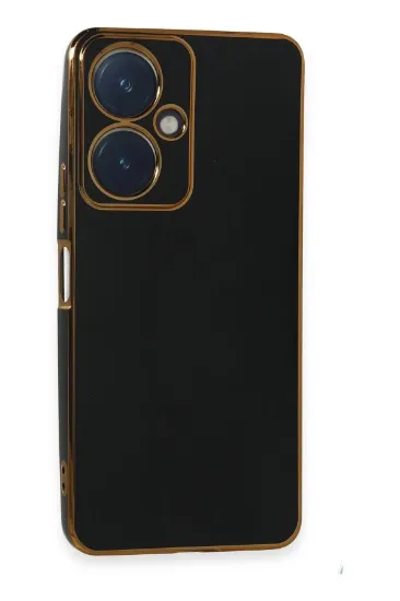 Newface Vivo Y27 Kılıf Volet Silikon - Siyah resmi