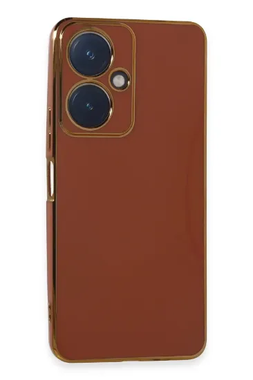 Newface Vivo Y27 Kılıf Volet Silikon - Kırmızı resmi