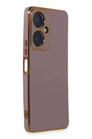 Newface Vivo Y27 Kılıf Volet Silikon - Mor resmi