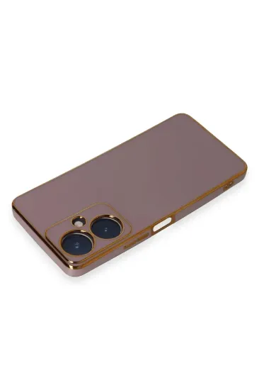 Newface Vivo Y27 Kılıf Volet Silikon - Mor resmi