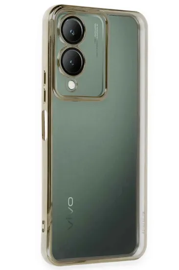 Newface Vivo Y17S Kılıf Razer Lensli Silikon - Gold resmi