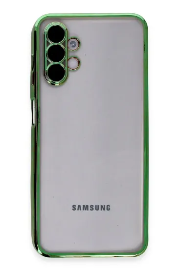 Newface Samsung Galaxy A04S Kılıf Razer Lensli Silikon - Yeşil resmi