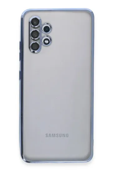 Newface Samsung Galaxy A32 Kılıf Razer Lensli Silikon - Açık Mavi resmi