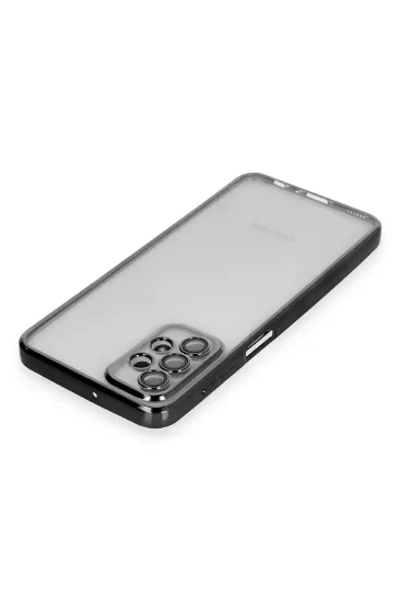 Newface Samsung Galaxy A23 4G Kılıf Razer Lensli Silikon - Siyah resmi
