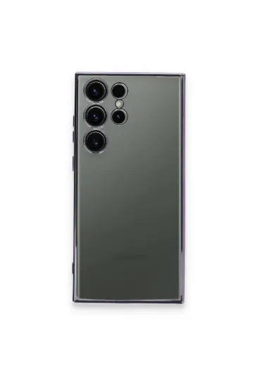 Newface Samsung Galaxy S24 Ultra Kılıf Razer Lensli Silikon - Siyah resmi