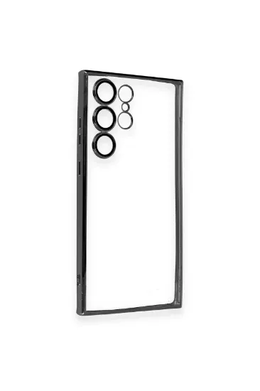 Newface Samsung Galaxy S24 Ultra Kılıf Razer Lensli Silikon - Yeşil resmi