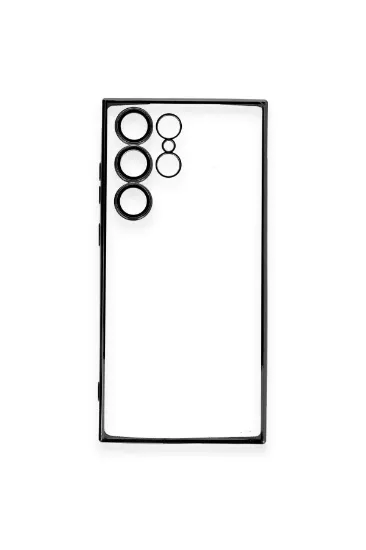 Newface Samsung Galaxy S24 Ultra Kılıf Razer Lensli Silikon - Yeşil resmi