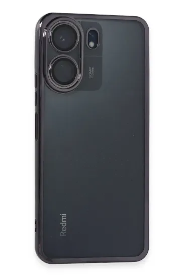 Newface Xiaomi Redmi 13C Kılıf Razer Lensli Silikon - Mor resmi