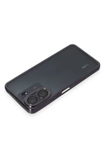 Newface Xiaomi Redmi 13C Kılıf Razer Lensli Silikon - Mor resmi
