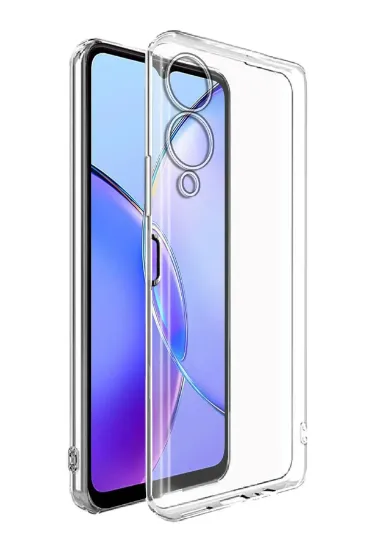 Newface Vivo Y17S Kılıf Lüx Şeffaf Silikon resmi