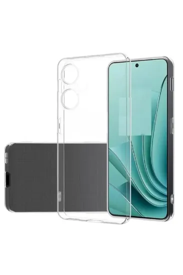 Newface Vivo Y27 Kılıf Lüx Şeffaf Silikon resmi