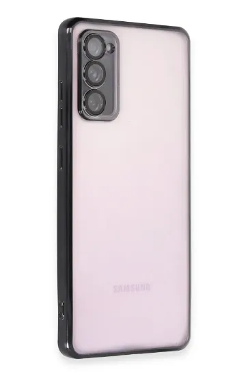 Newface Samsung Galaxy S20 FE Kılıf Razer Lensli Silikon - Siyah resmi