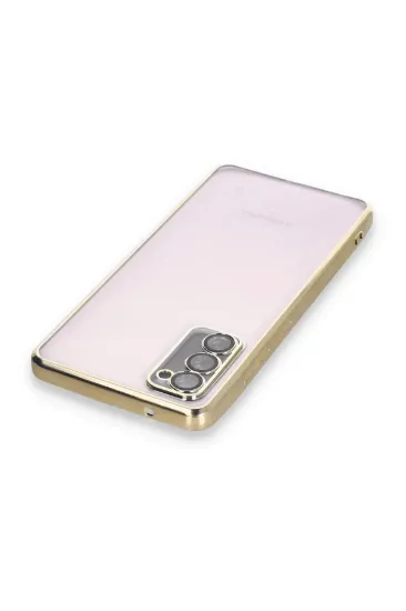 Newface Samsung Galaxy S20 FE Kılıf Razer Lensli Silikon - Gold resmi