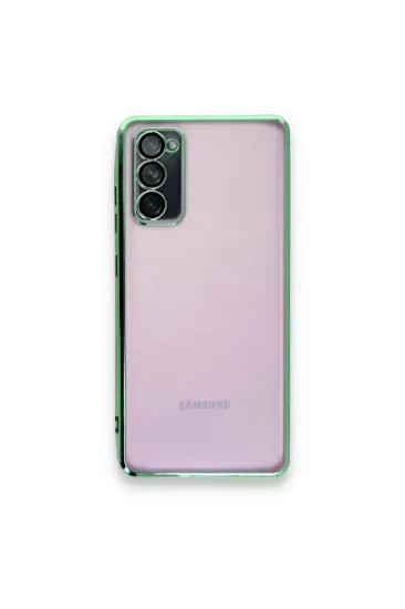 Newface Samsung Galaxy S20 FE Kılıf Razer Lensli Silikon - Yeşil resmi