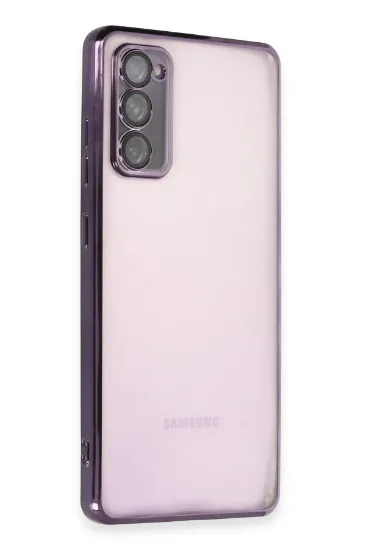 Newface Samsung Galaxy S20 FE Kılıf Razer Lensli Silikon - Mor resmi