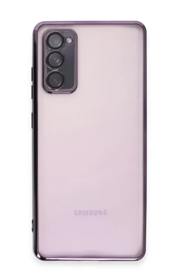 Newface Samsung Galaxy S20 FE Kılıf Razer Lensli Silikon - Mor resmi