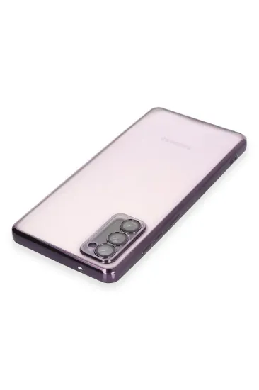 Newface Samsung Galaxy S20 FE Kılıf Razer Lensli Silikon - Mor resmi