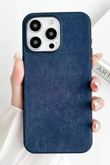 Newface iPhone 15 Pro Max Kılıf Karen Magsafe Kapak - Lacivert resmi