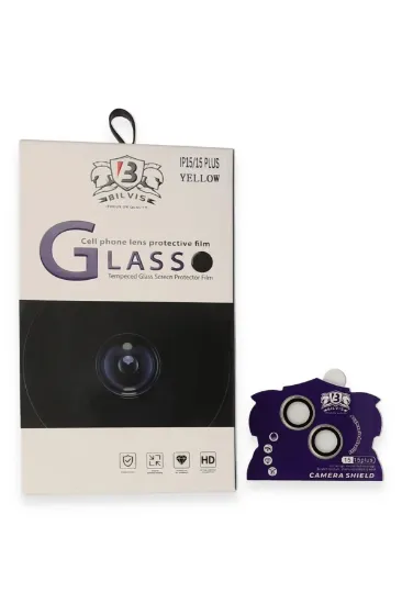 Newface iPhone 15 Bilvis Titan Kamera Lens - Sarı resmi