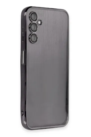 Newface Samsung Galaxy A14 4G Kılıf Razer Lensli Silikon - Siyah resmi