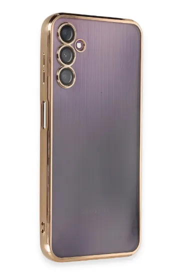 Newface Samsung Galaxy A14 4G Kılıf Razer Lensli Silikon - Gold resmi