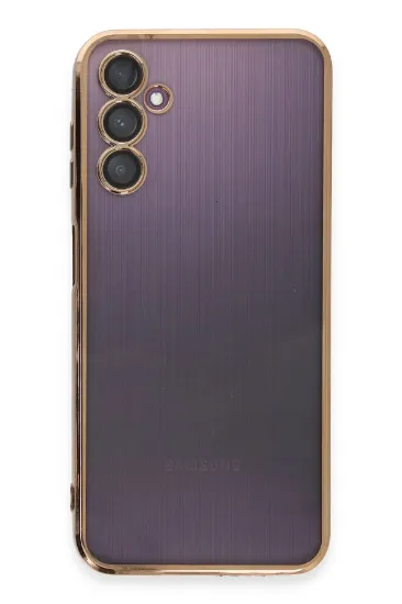 Newface Samsung Galaxy A14 4G Kılıf Razer Lensli Silikon - Gold resmi