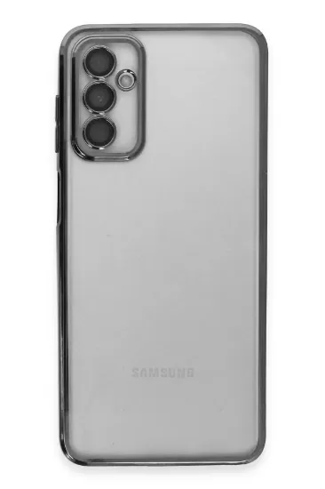 Newface Samsung Galaxy M23 Kılıf Razer Lensli Silikon - Siyah resmi