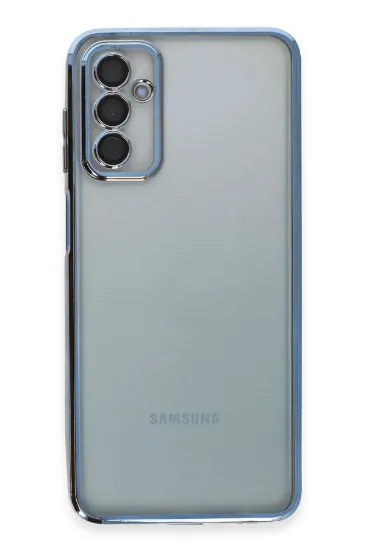 Newface Samsung Galaxy M23 Kılıf Razer Lensli Silikon - Açık Mavi resmi