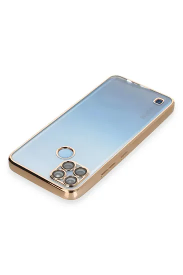 Newface Realme C25Y Kılıf Razer Lensli Silikon - Gold resmi