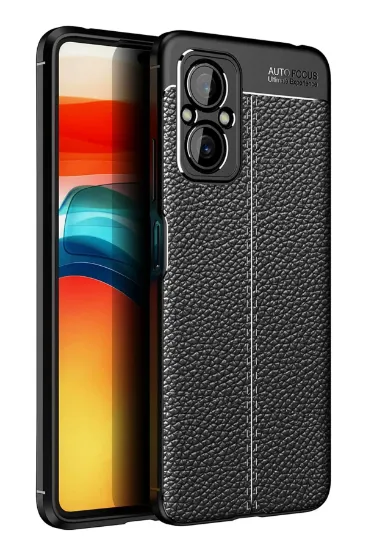 Newface Xiaomi Poco M5 Kılıf Auto Focus Kapak - Siyah resmi