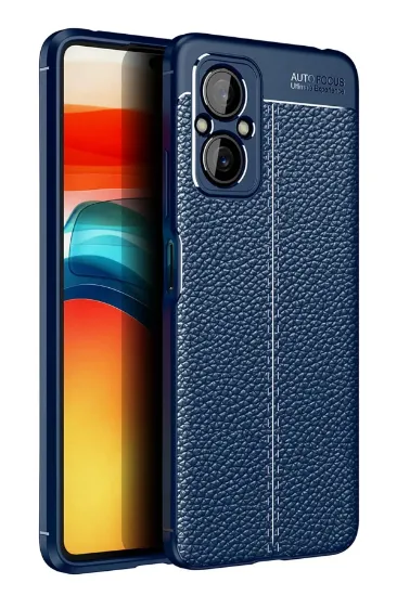 Newface Xiaomi Poco M5 Kılıf Auto Focus Kapak - Lacivert resmi