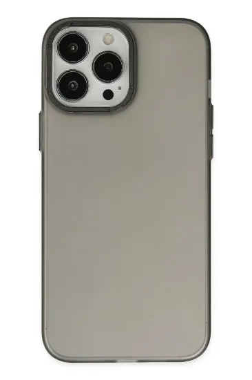 Newface iPhone 13 Pro Kılıf Modos Metal Kapak - Siyah resmi
