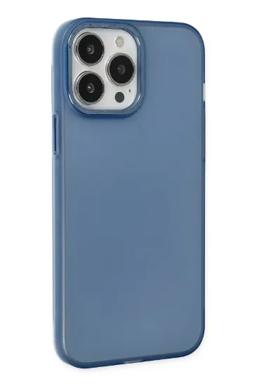 Newface iPhone 13 Pro Kılıf Modos Metal Kapak - Lacivert resmi