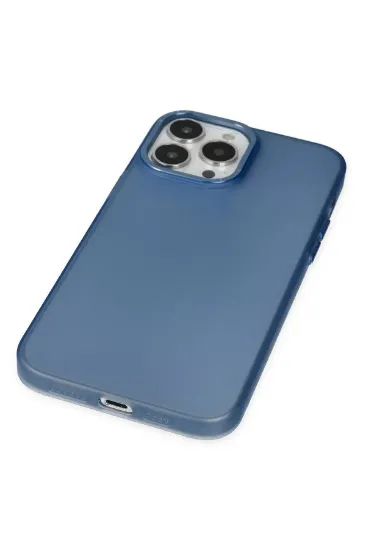 Newface iPhone 13 Pro Kılıf Modos Metal Kapak - Lacivert resmi