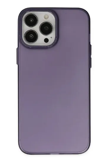 Newface iPhone 13 Pro Kılıf Modos Metal Kapak - Derin Mor resmi