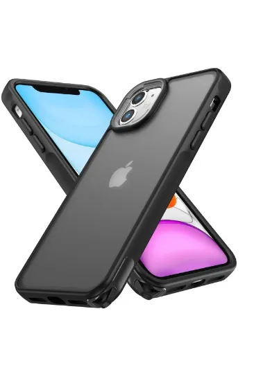 Newface iPhone 11 Kılıf Elegant Kapak - Siyah resmi