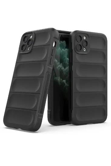 Newface iPhone 11 Pro Kılıf Optimum Silikon - Siyah resmi