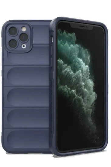 Newface iPhone 11 Pro Kılıf Optimum Silikon - Lacivert resmi